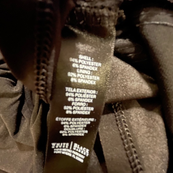 White House Black Market Black Evening Sequined Tunic Top S FREE SHIP - Picture 4 of 5